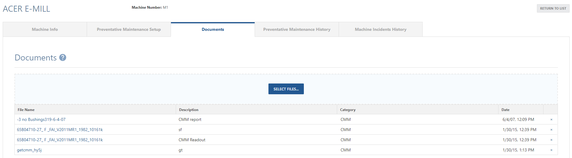 Machine Documents – Net-Inspect